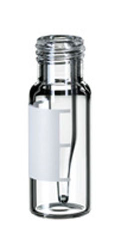Korte-schroefdraad flacon met geïntegreerd 0.2ml Micro-Insert