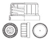 Duma® Twist-Off schroefdop model 2827T
