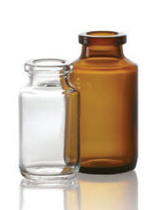100 ml injectieflacon, amber, type 1 geblazen glas