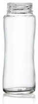 330 ml babyfles, helder, type 1 geblazen glas